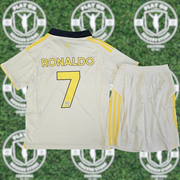 Kids Al-Nassr 25/26 Third Ronaldo Kit Medium - Picture 2 of 4